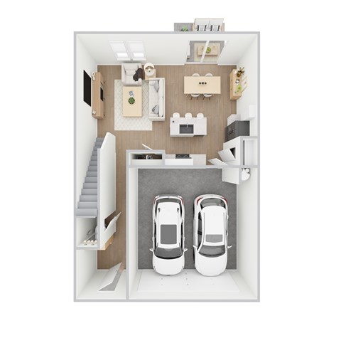 Verbena floor plan - 3 beds 2 baths Beacon at Clinton Corners in Dade City, FL